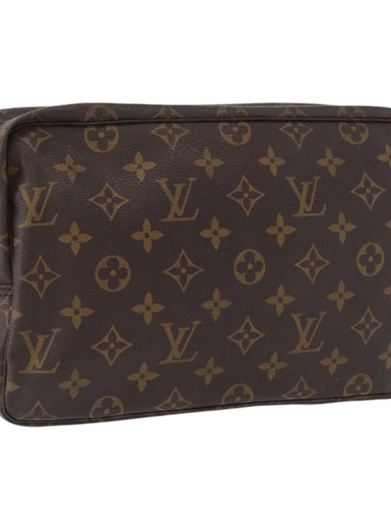 Louis Vuitton Monogram Trousse Toilette 28 Clutch Bag M47522 Lv Auth 172887
